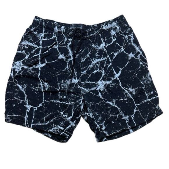 Nice laundry 4” pocket marble shorts black large - Picture 4 of 9